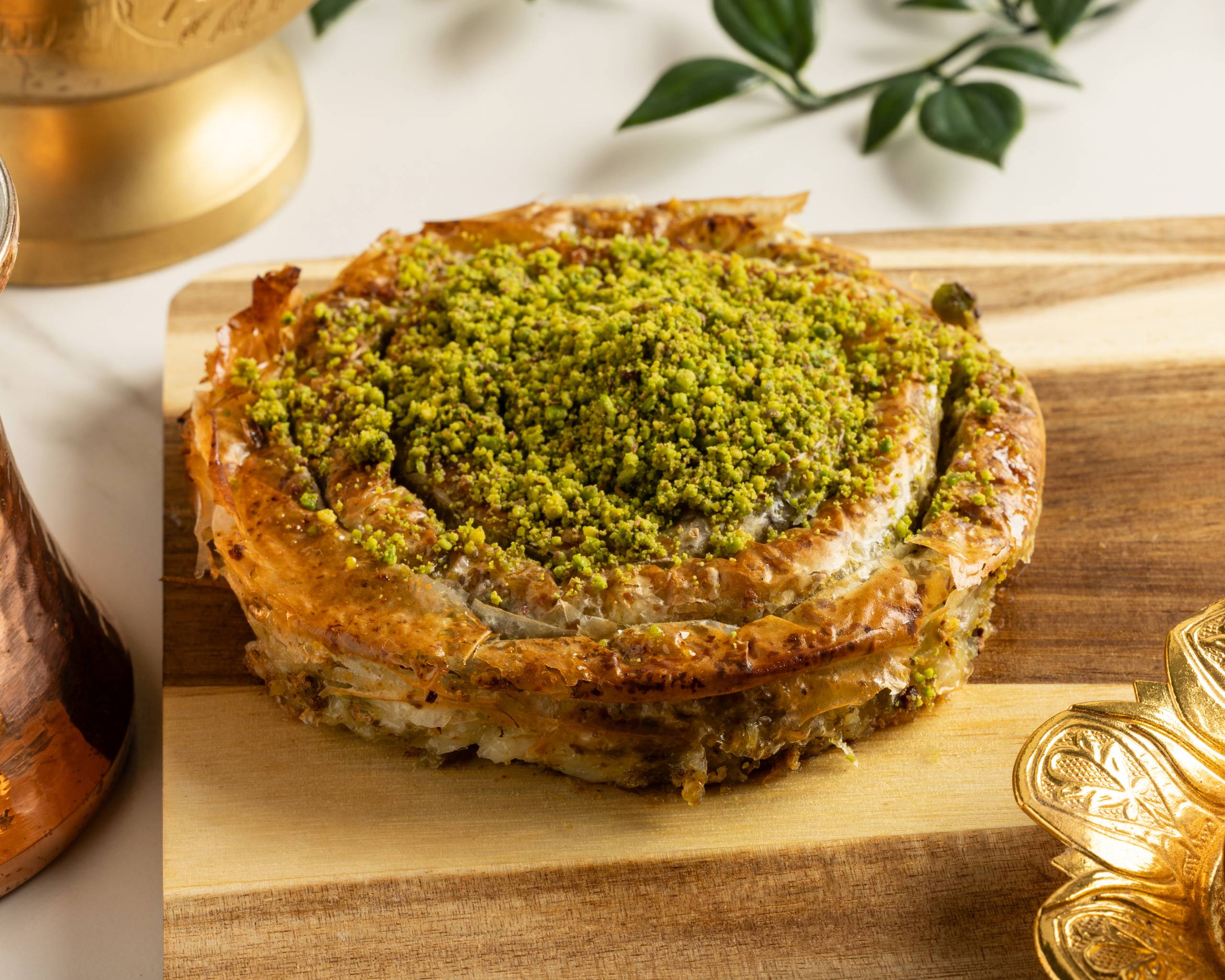 Turkish coffee and desserts served at Helvaci Ali